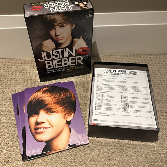 Vintage Justin Bieber Board Game - Picture 2 of 2